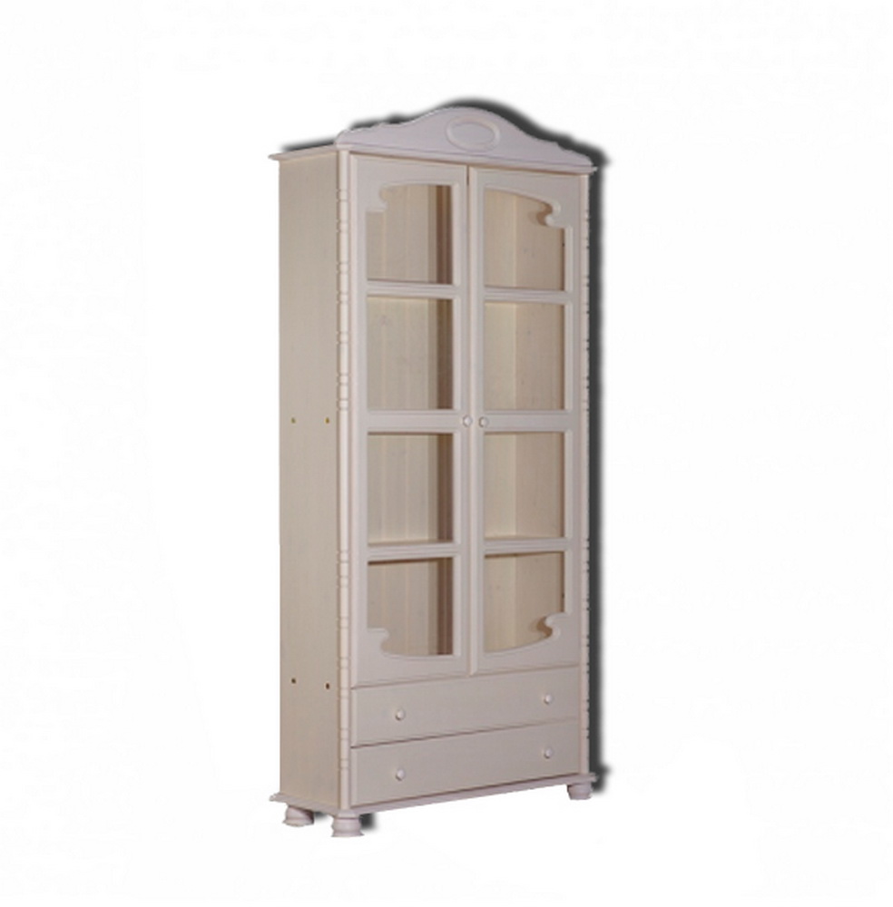 Шкаф с 2 ящиками с полками книжный Айно №1