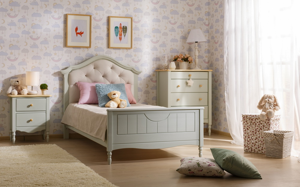 Кровать Айно №17 с мягким изголовьем 900х2000