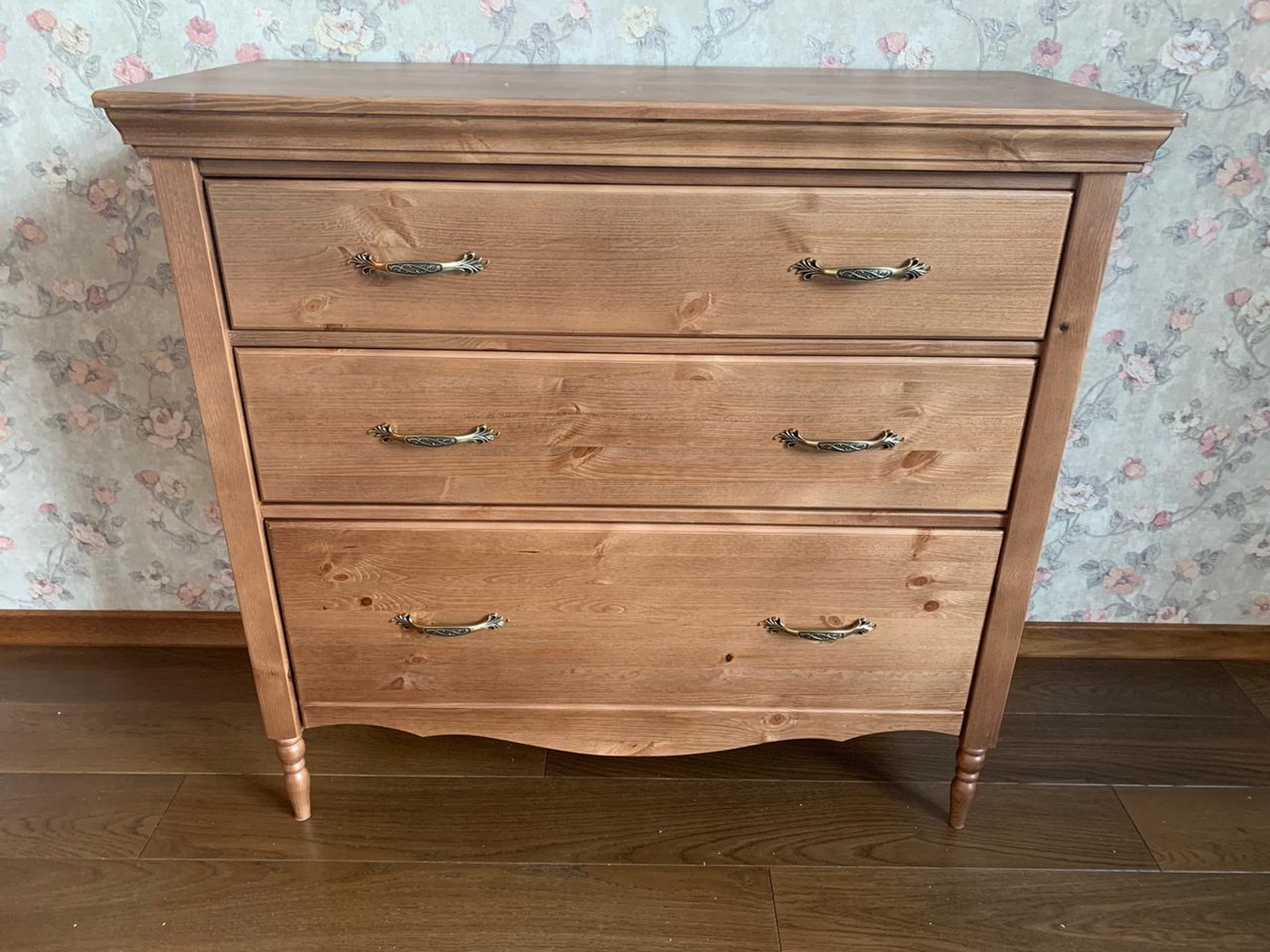 Комод с 3 ящиками из сосны Айно №3