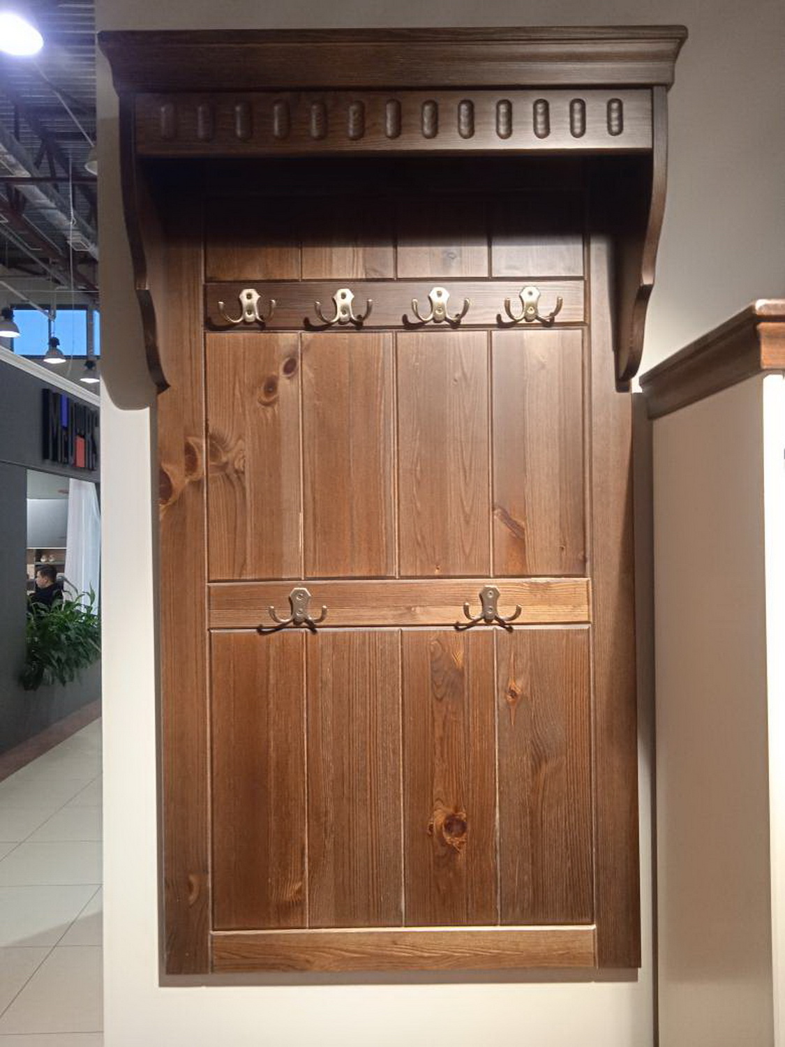 Вешалка из массива Дания №1