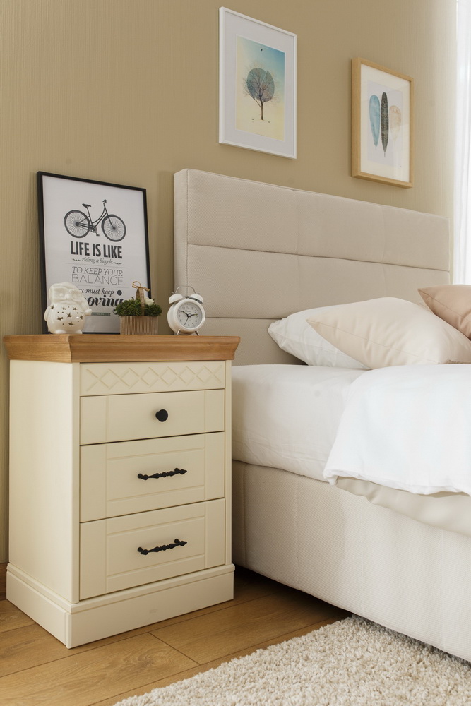 Тумба с 3 ящиками сосна Дания №9