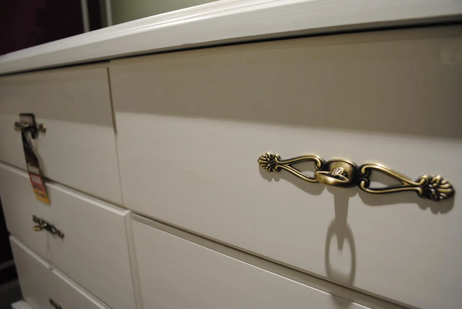 Комод белый 6 ящиков Брусно 2.11.01