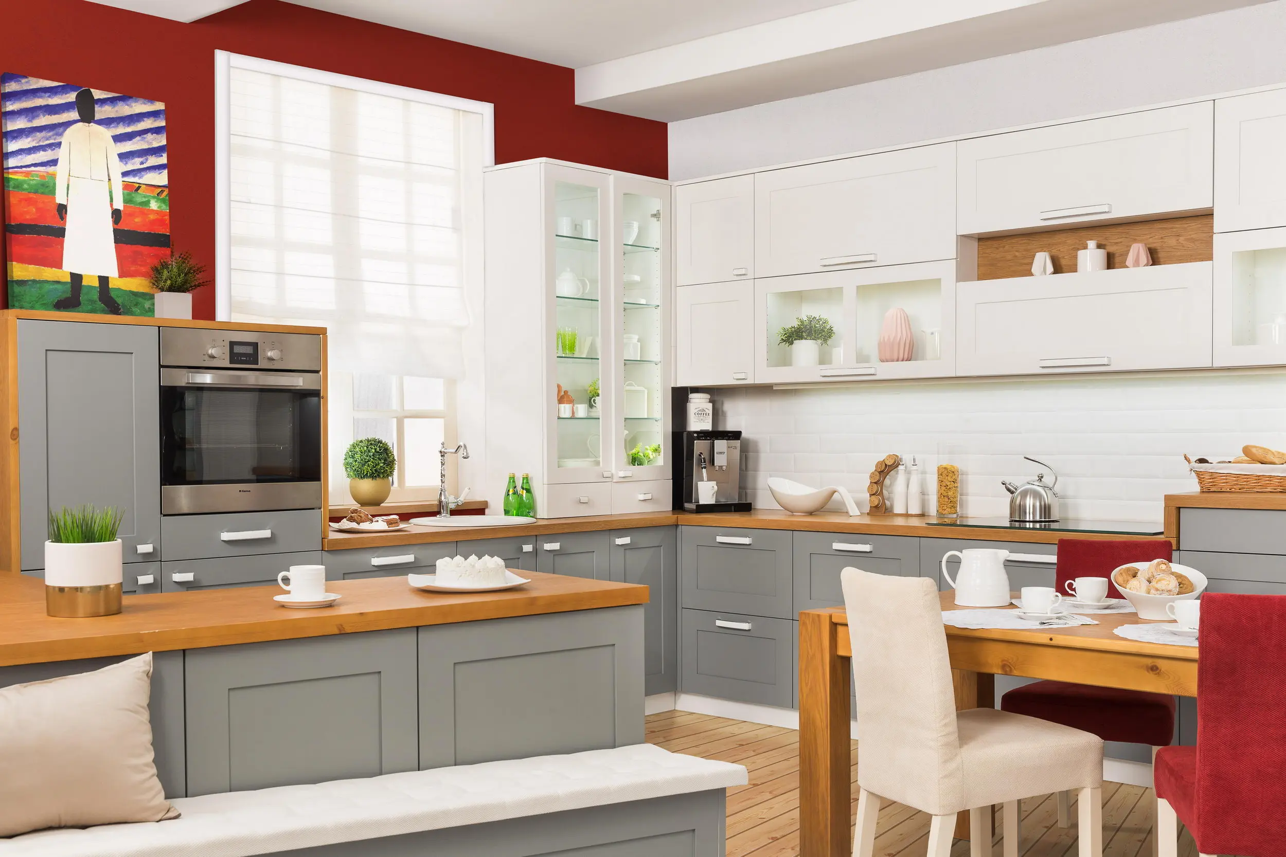 Кухня из дерева Орхидея (цена за п/м)