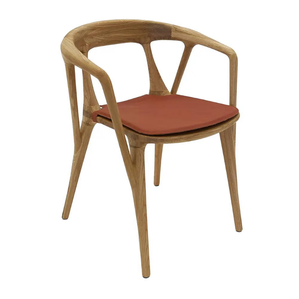 Стул из дуба Винара мягкий кожа