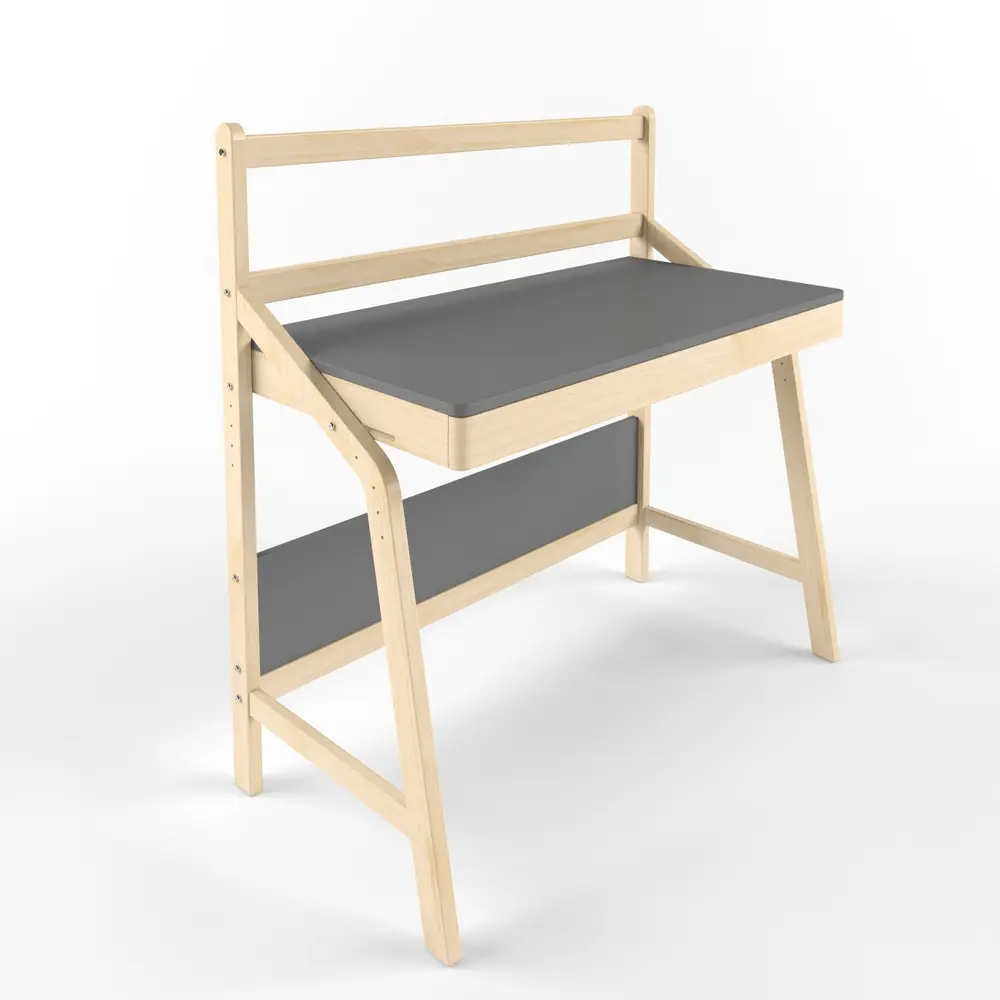 Стол массив Rabbit Wood UNO серый