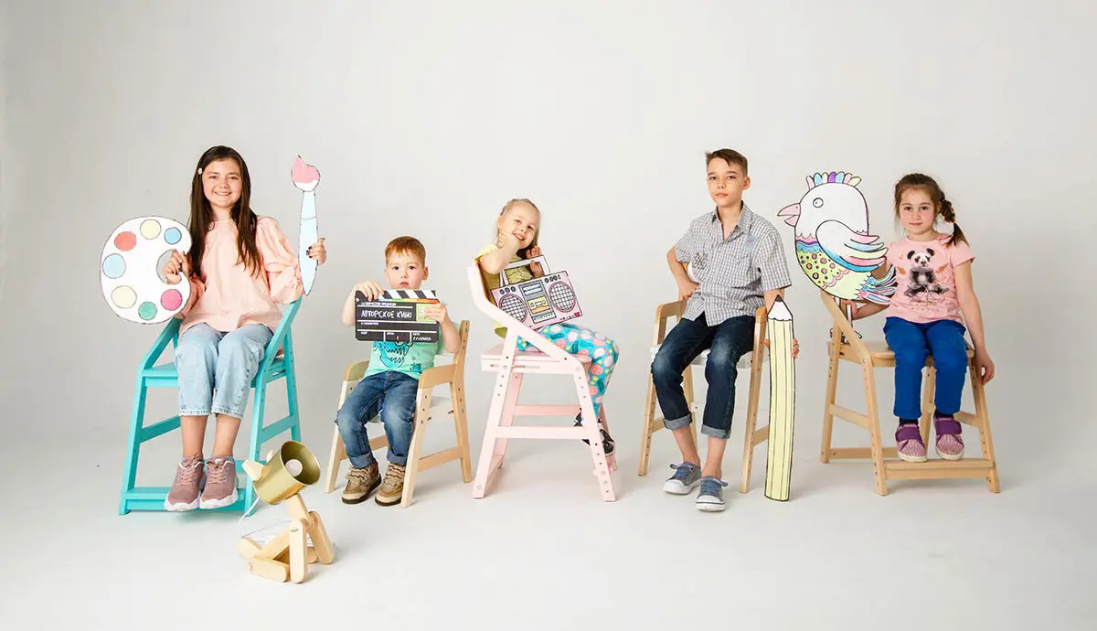 Стул массив березы  Rabbit   Wood розовый  