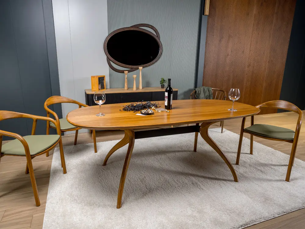 Стол массив дуба Архар обеденный 1800