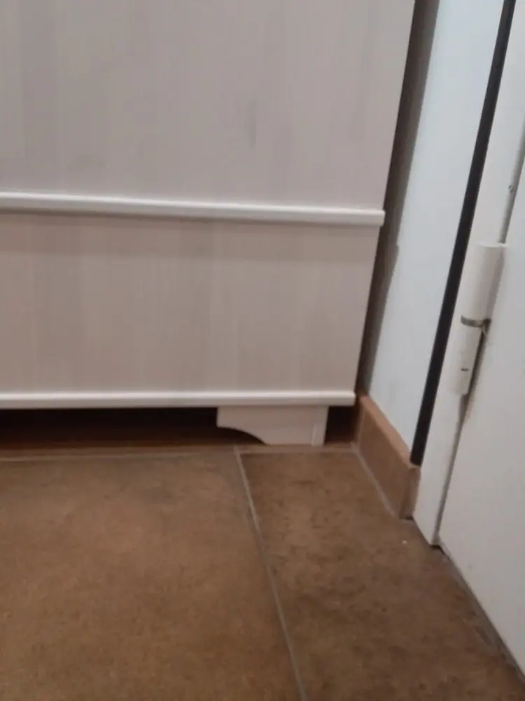 Шкаф Бейли 2-ств с 3 ящиками белый глухими дверцами и открытой секцией с полками белый воск