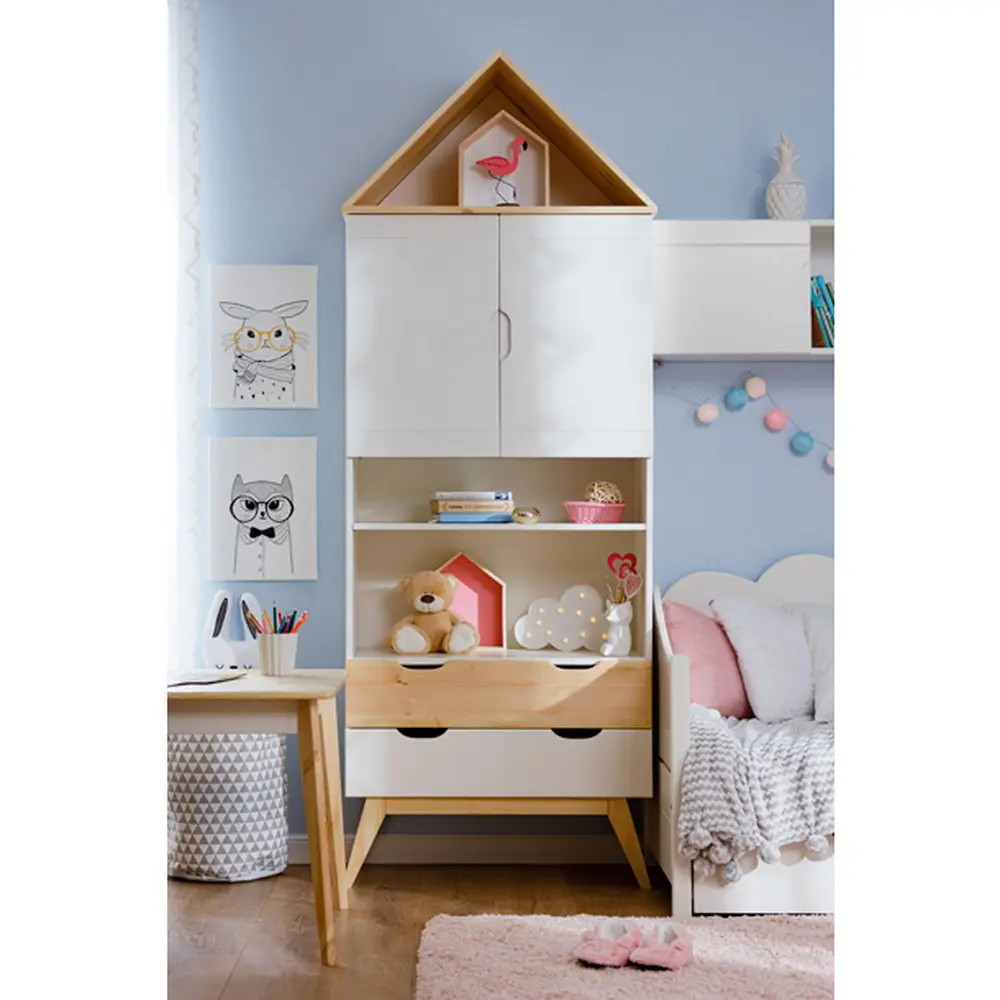 Стеллаж с ящиками сосна ТК №12