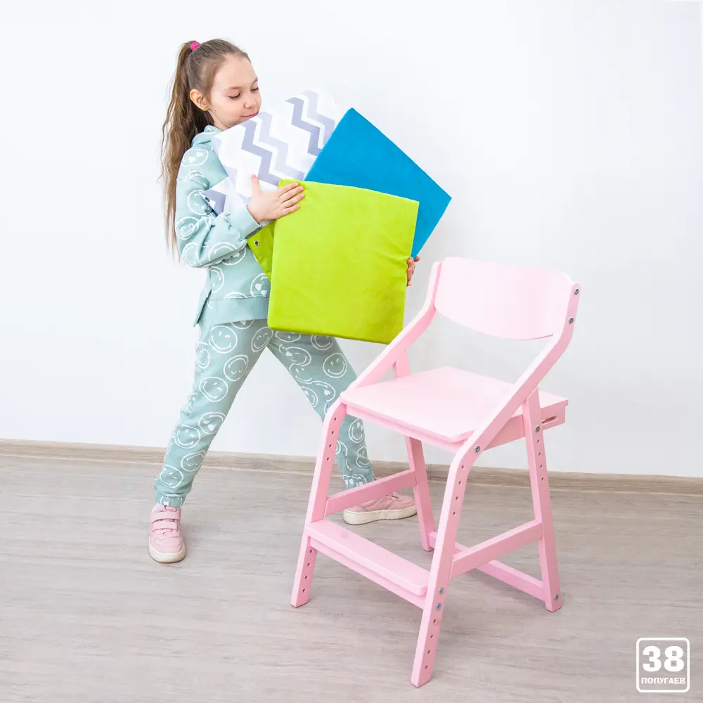 Стул массив березы Rabbit Wood розовый