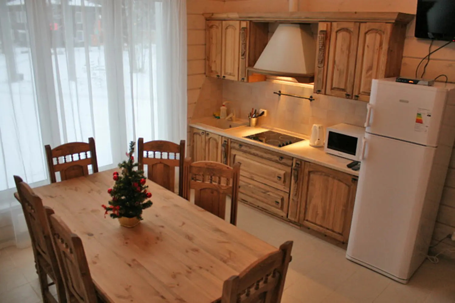 Стол Викинг обеденный 140*80 (бейц старение)