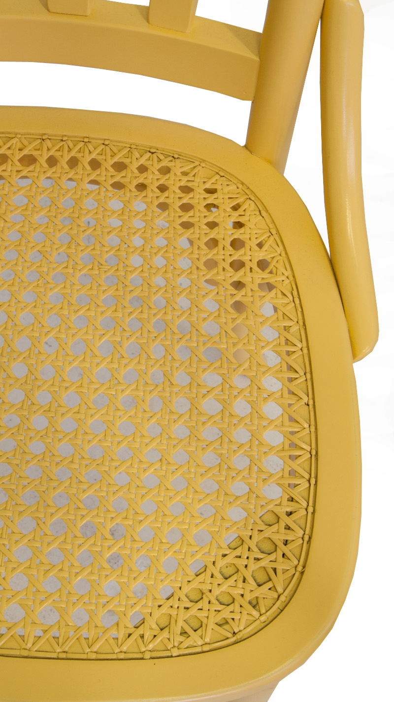 Стул ретро Jax Yellow