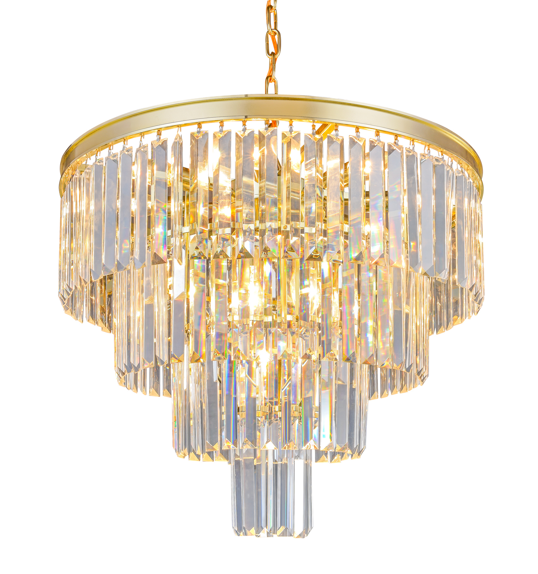 Люстра Odeon 4 Rings Gold