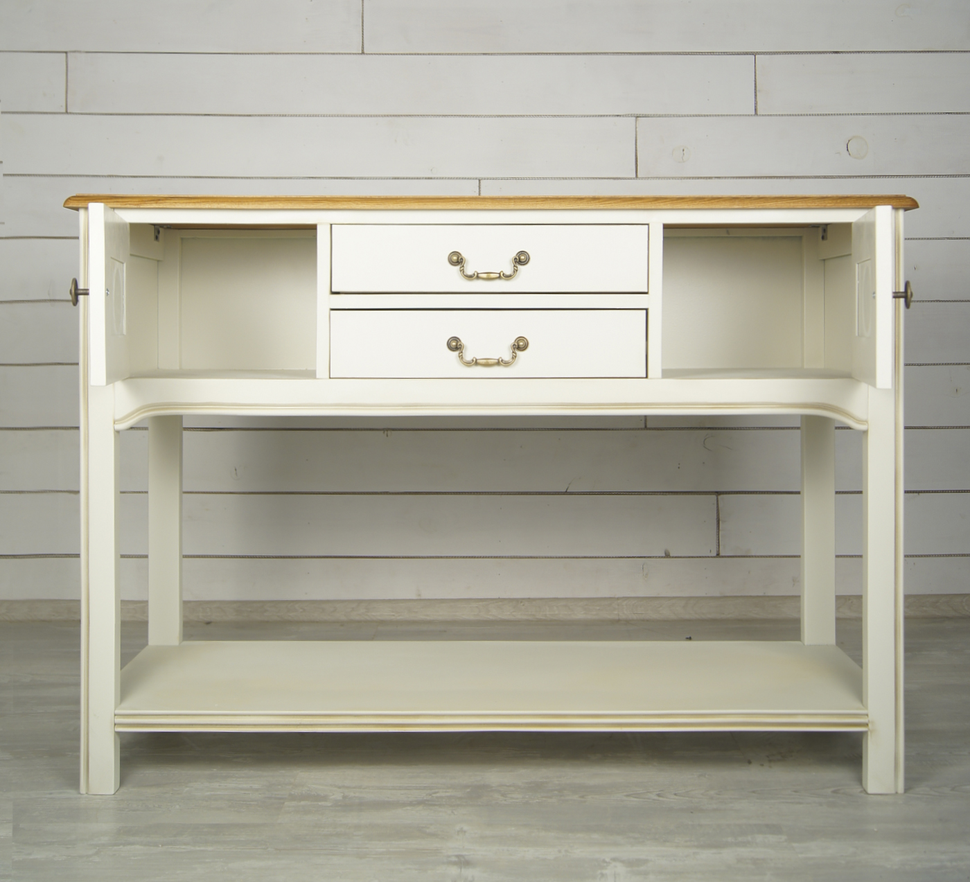 Консоль массив с ящиками "Olivia" в бежевом цвете