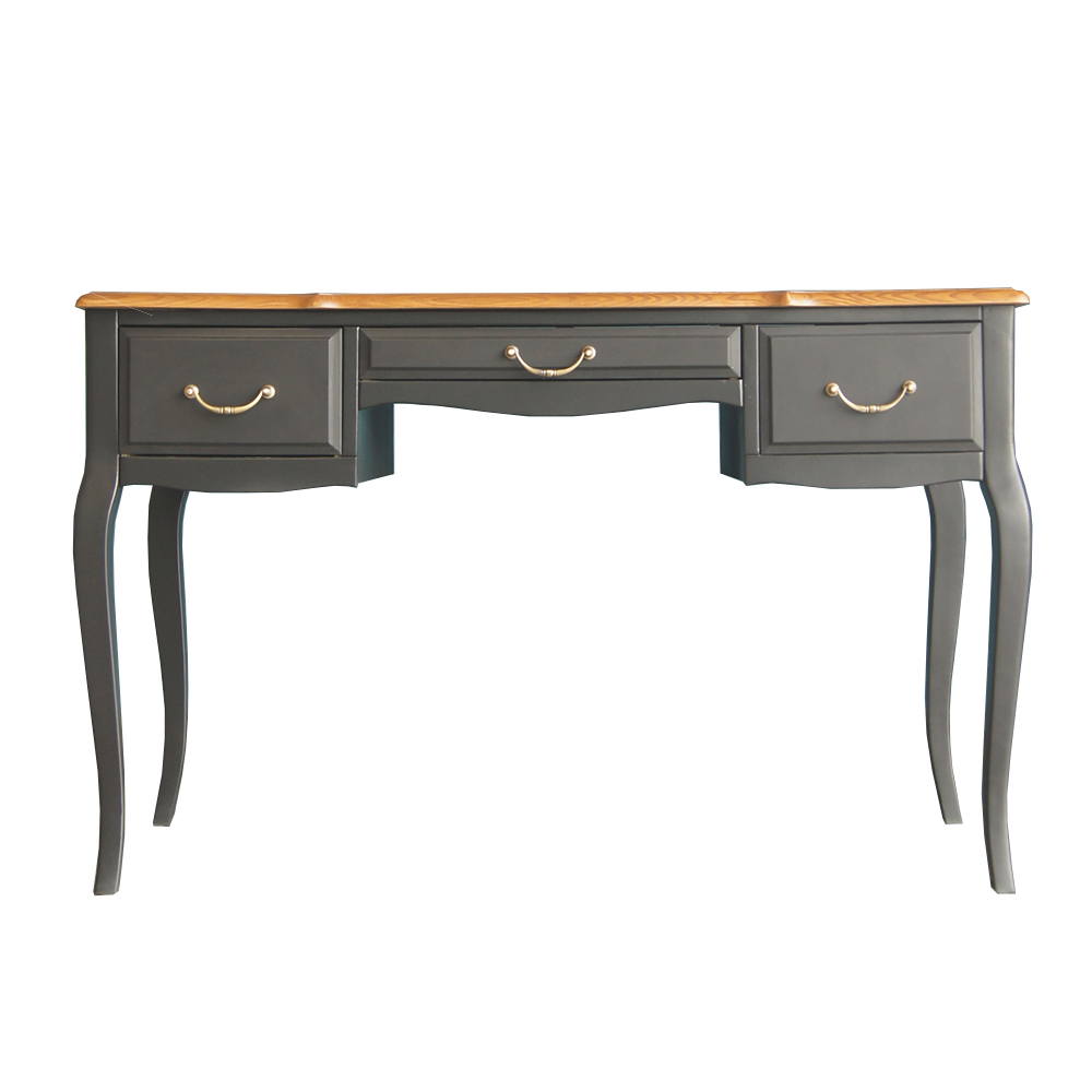 Стол письменный с 3 ящиками "Leontina Black