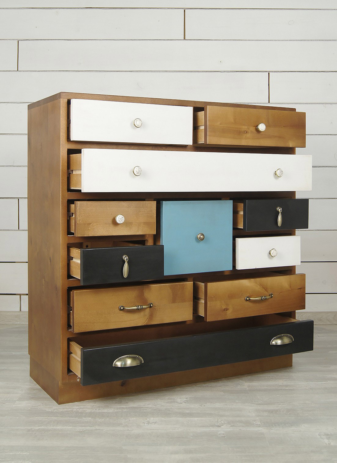 Комод для белья «Aquarelle Birch» 10 ящиков