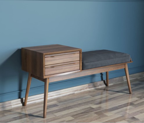 Лавка с 2 ящиками "Bruni"