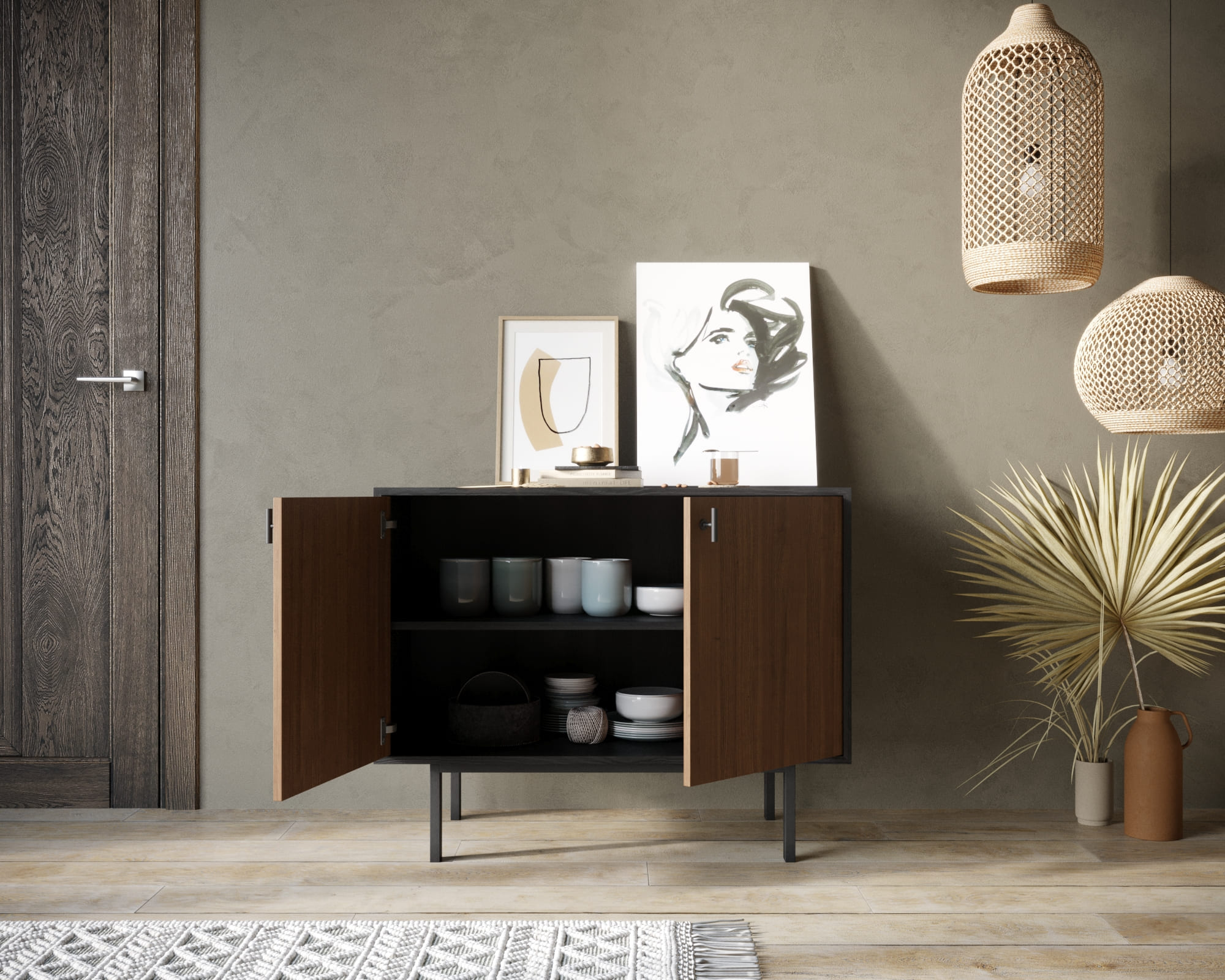 Комод с двумя дверками "Emerson"