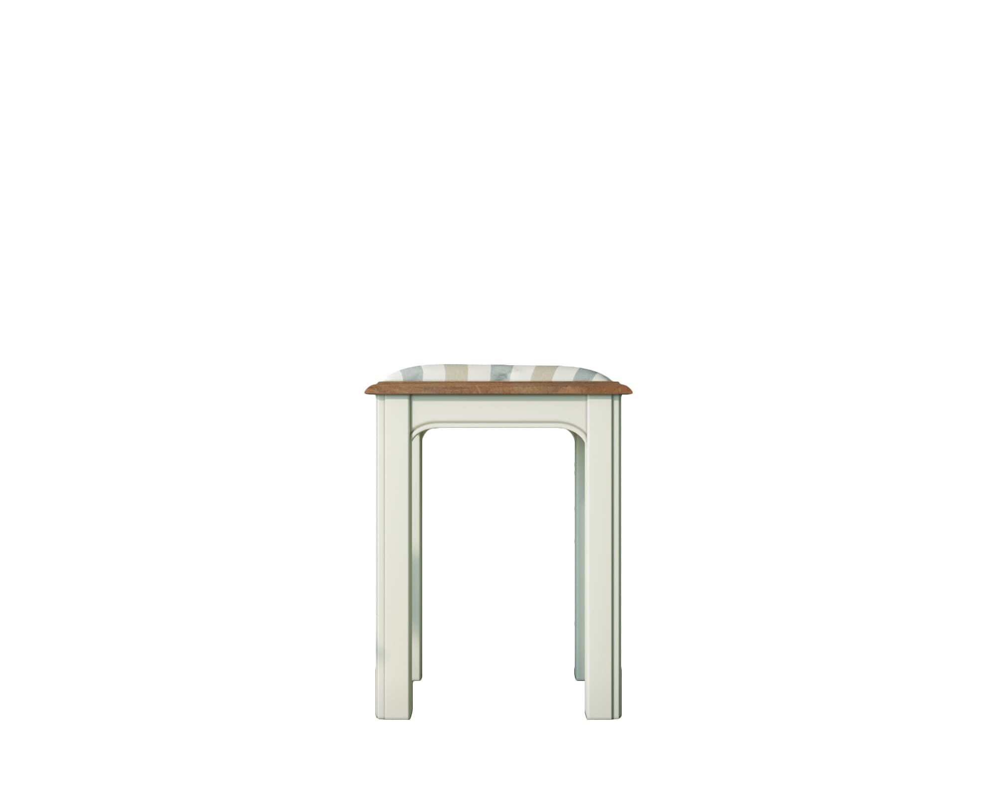 Бежевый табурет "Olivia" с мягким сидением