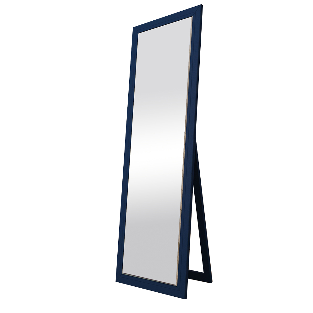 Напольное зеркало синее «Rome" синее
