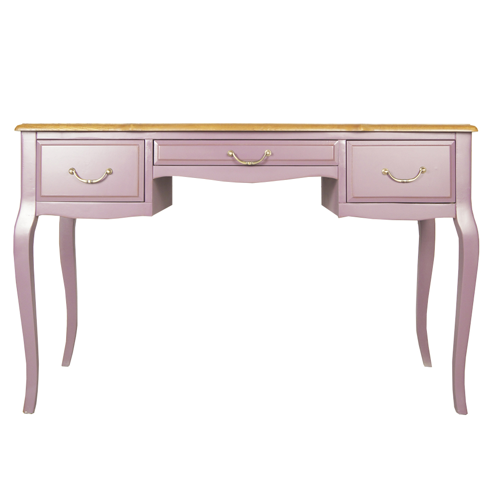 Стол письменный массив дерева "Leontina Lavanda"