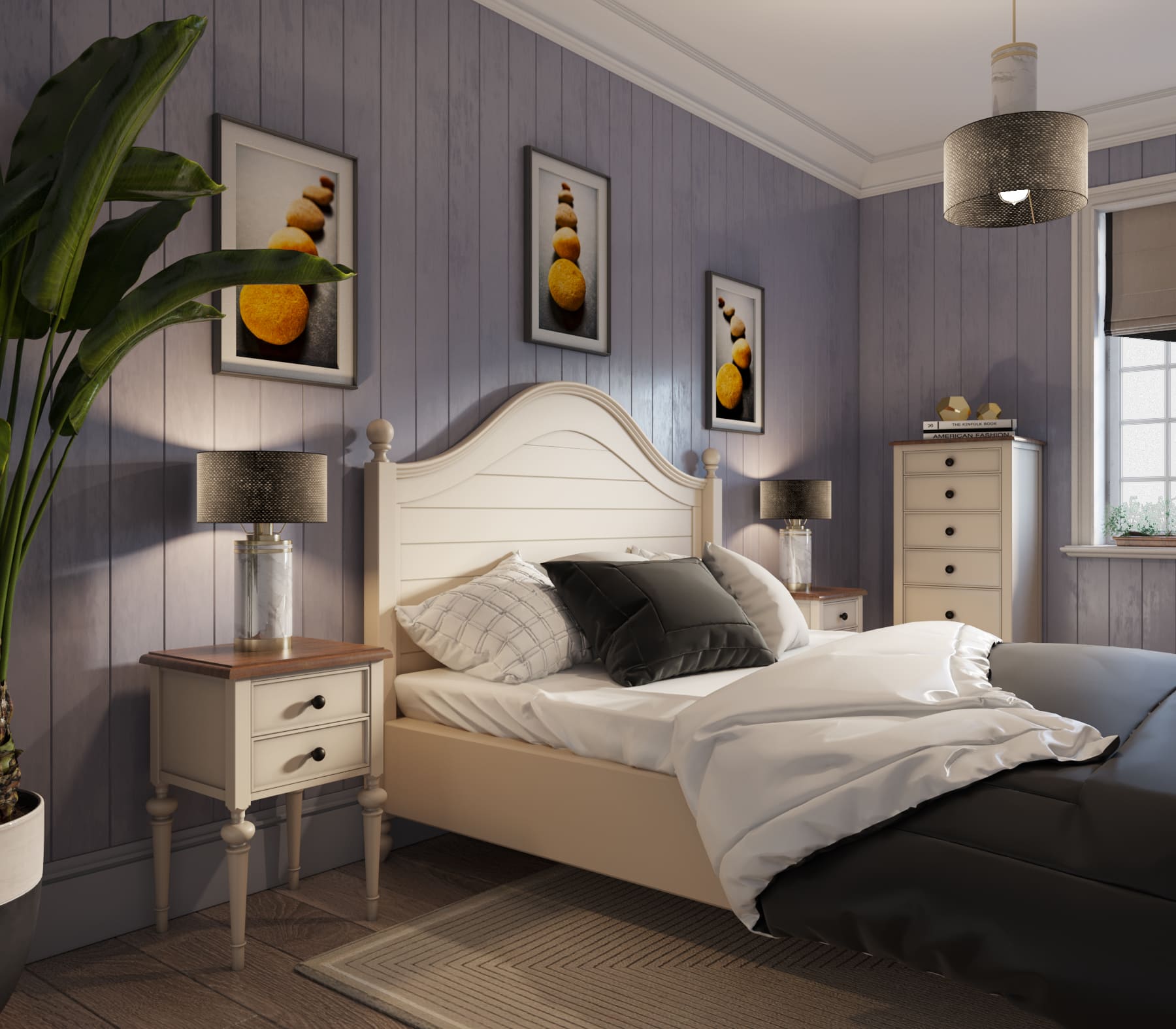 Тумбочка из березы «Odri" с двумя ящиками