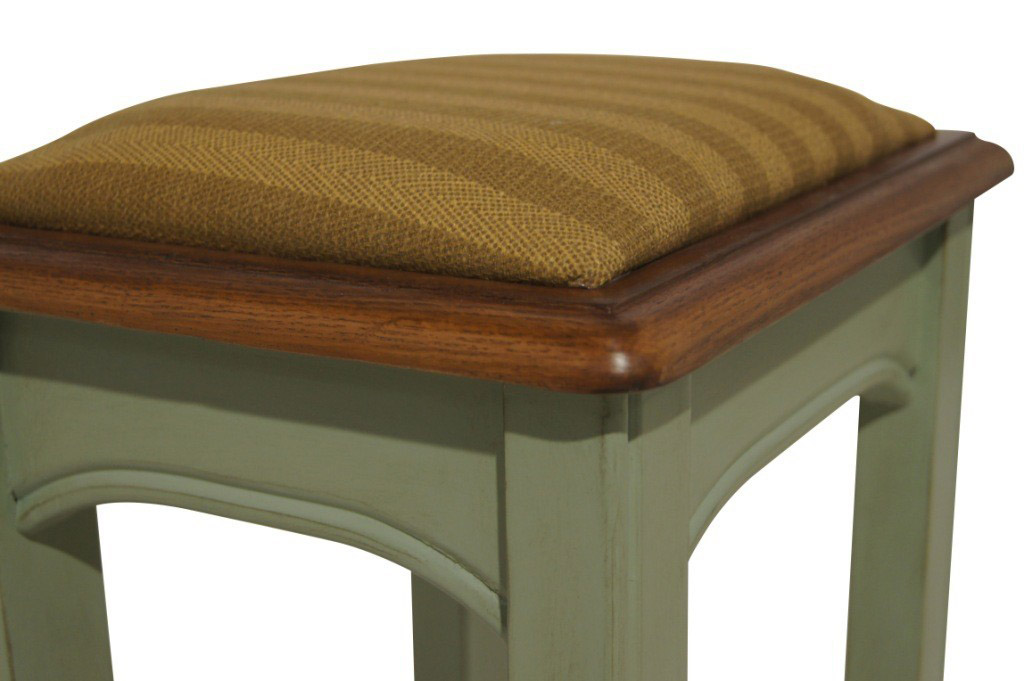 Табурет массив дерева "Olivia" с мягким сидением