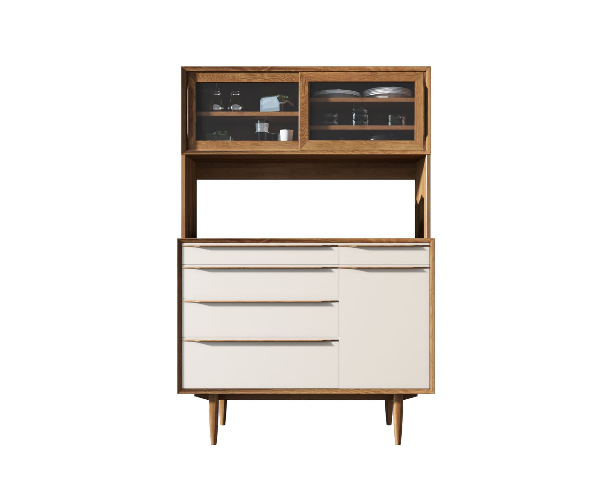 Буфет с ящиком "Bruni white"