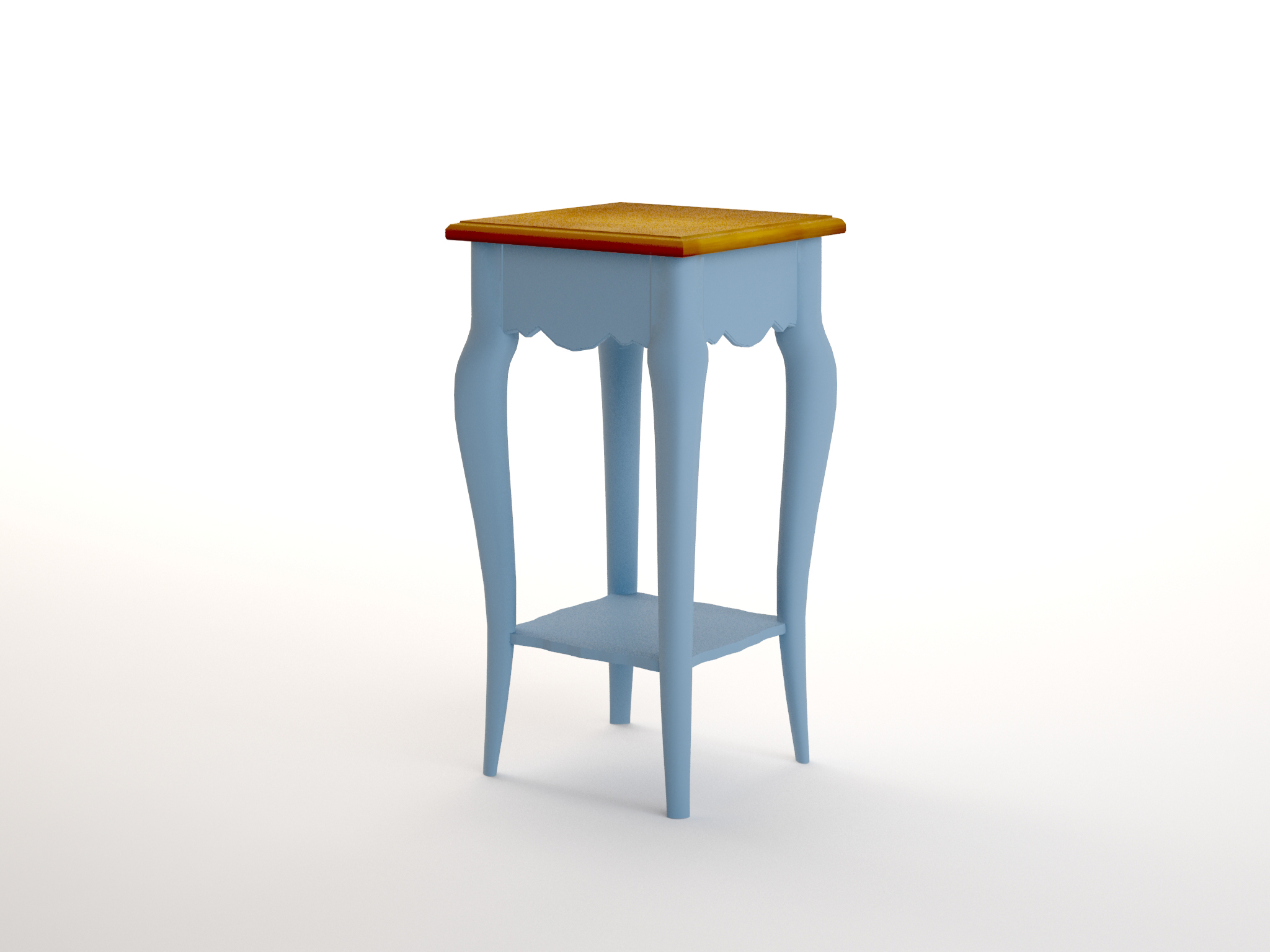 Подставка под цветы "Leontina Blue" низкая