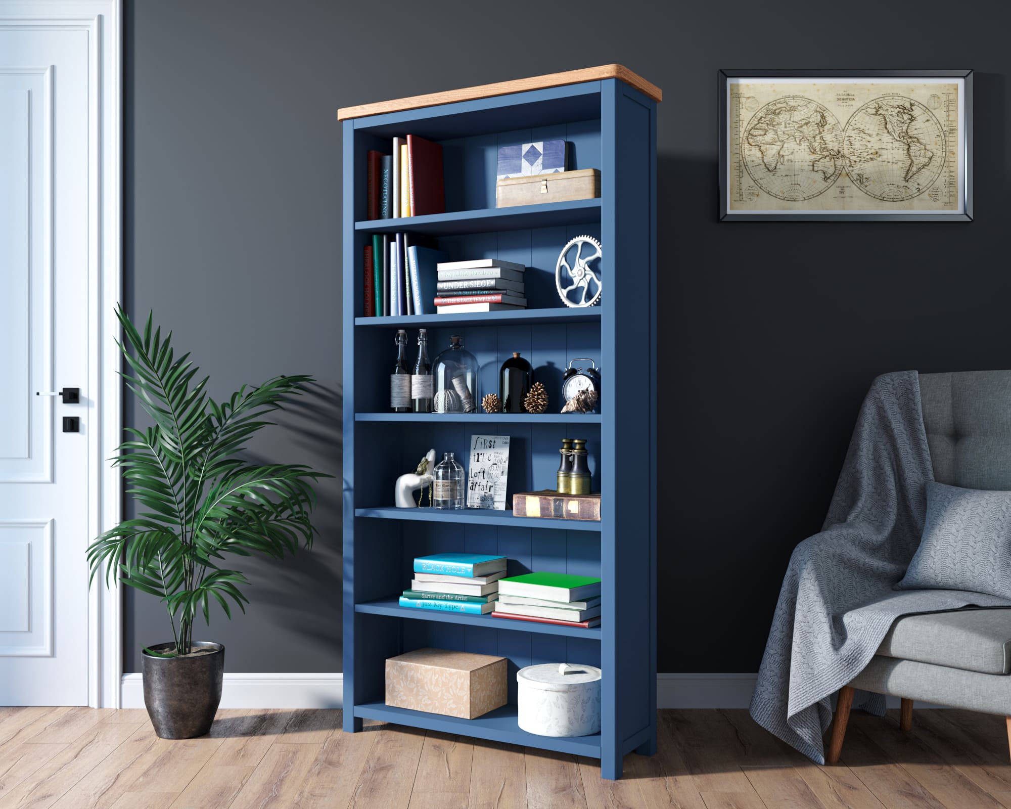 Стеллаж открытый 6 полок "Jules Verne"