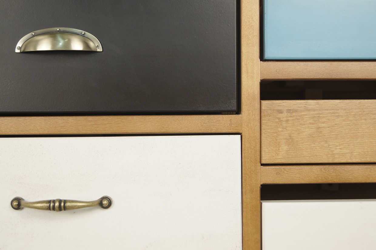 Комод 9 ящиков «Aquarelle Birch»