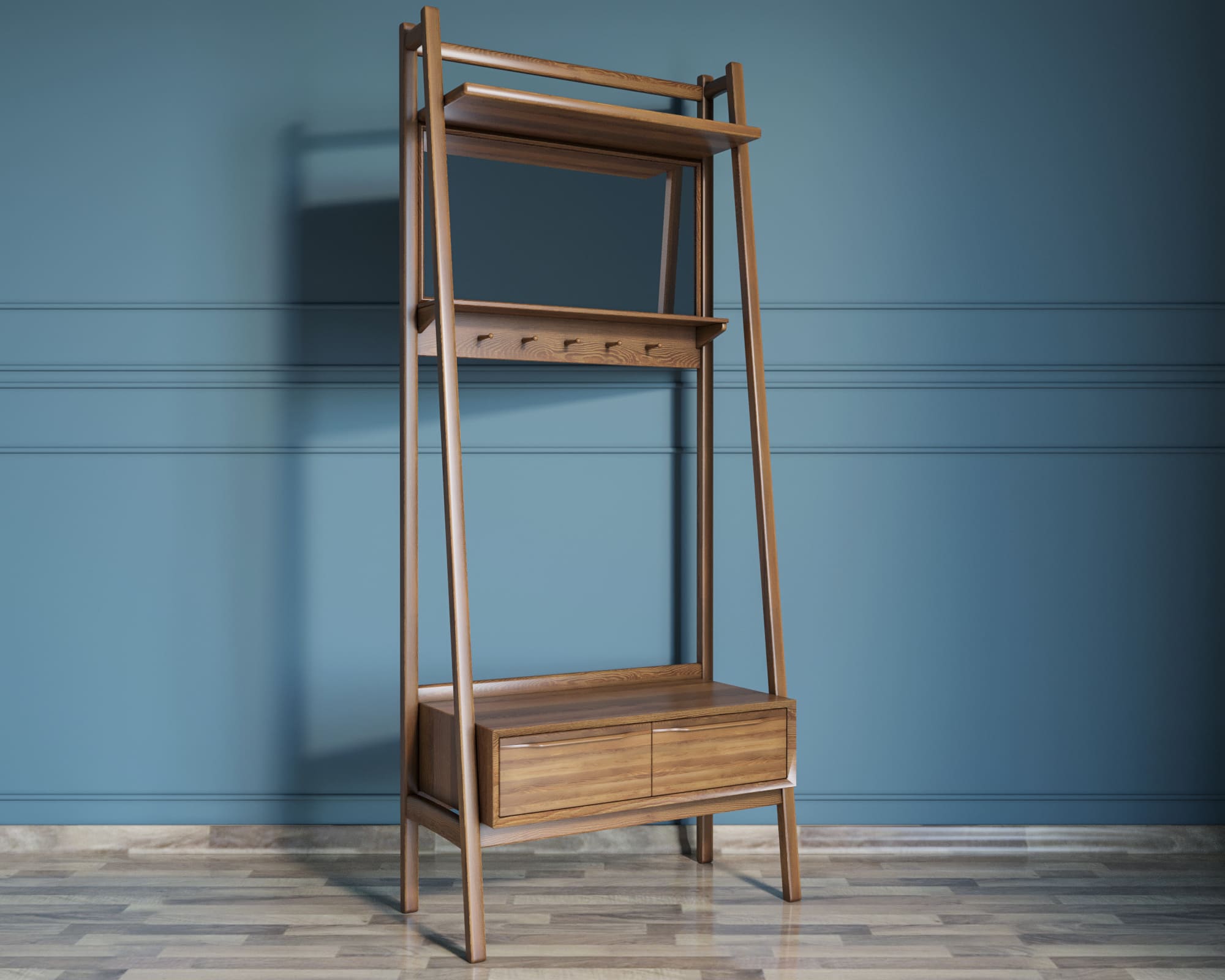 Прихожая из массива дерева "Bruni"