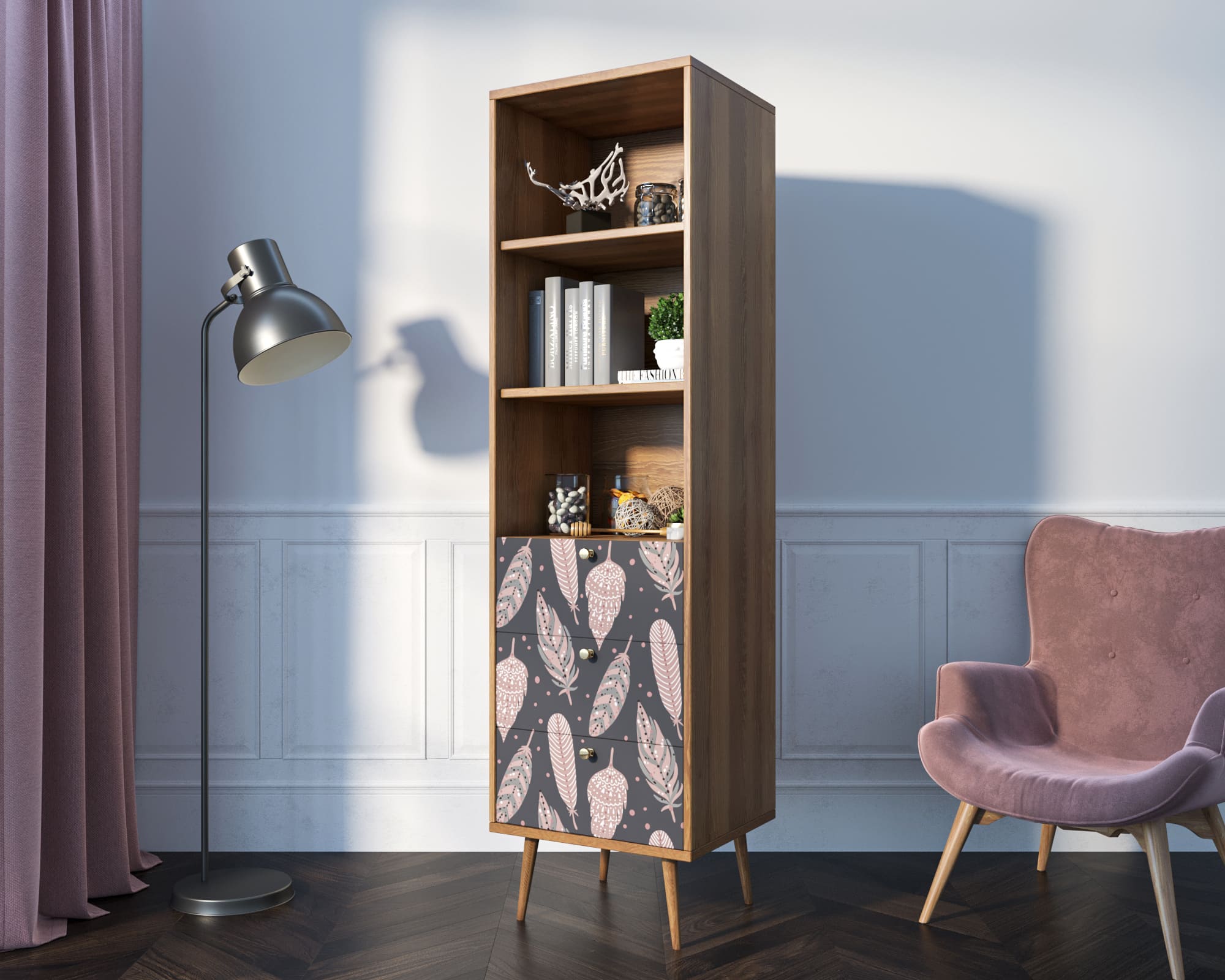 Стеллаж с ящиками "Berber"