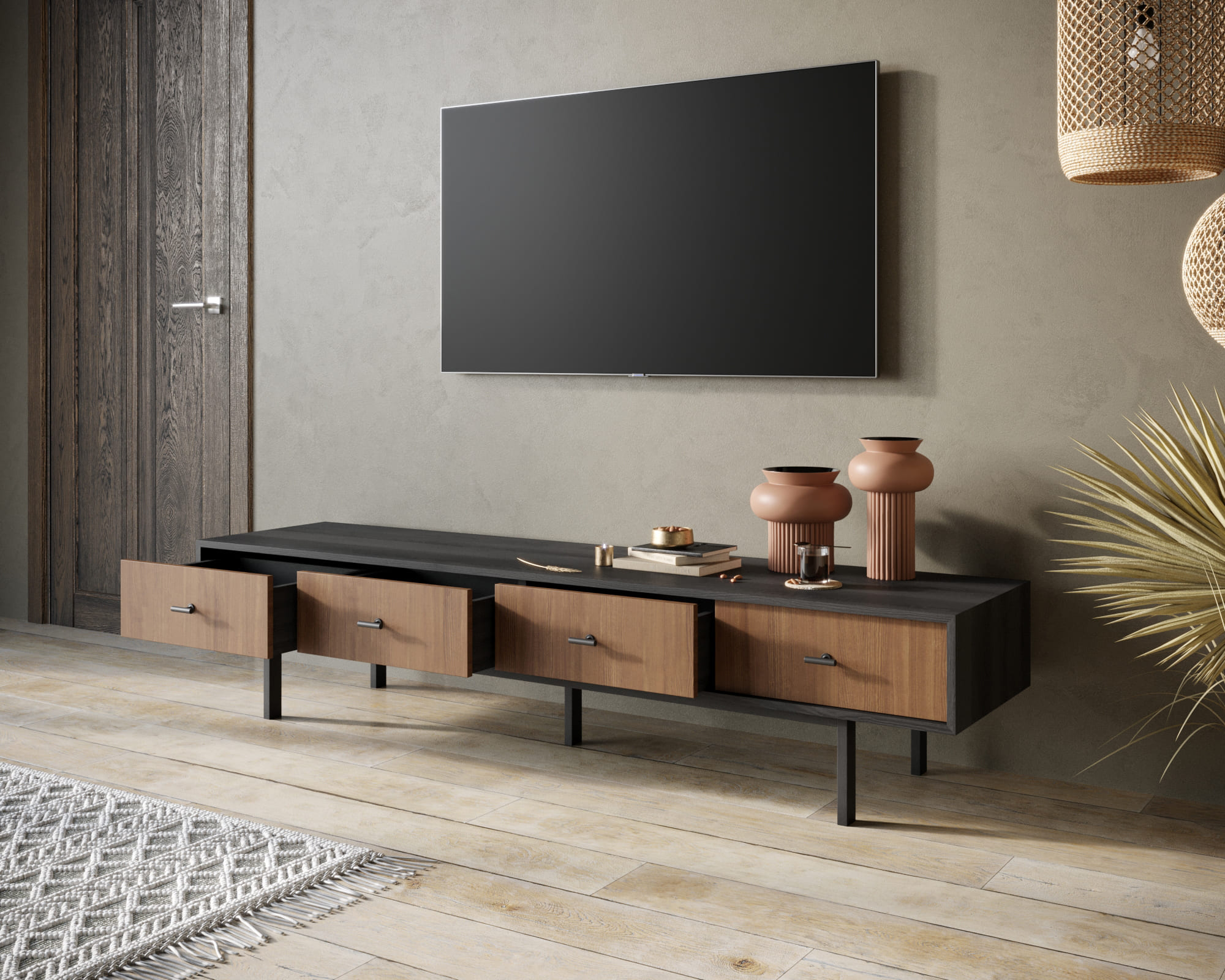 Комод с четырьмя ящиками под TV "Emerson"