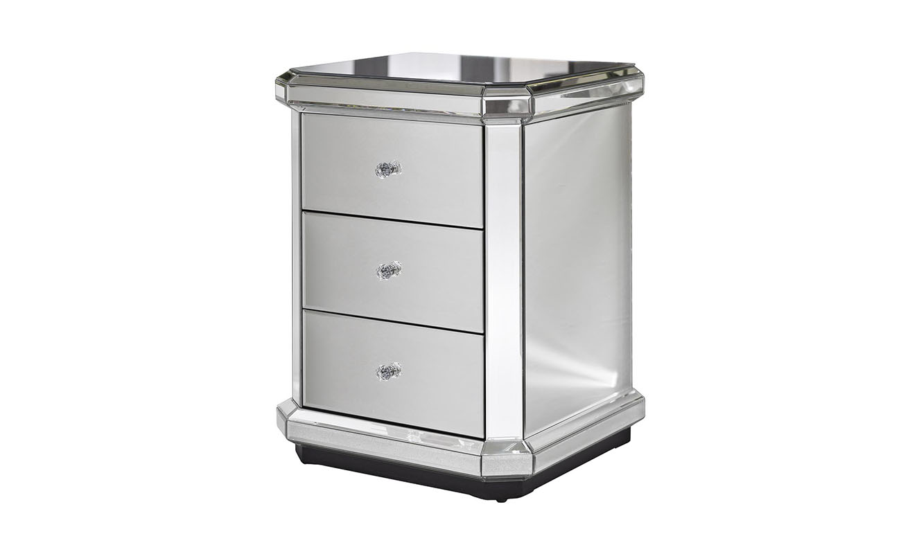 KFC882 Тумба прикроватная зеркальная 