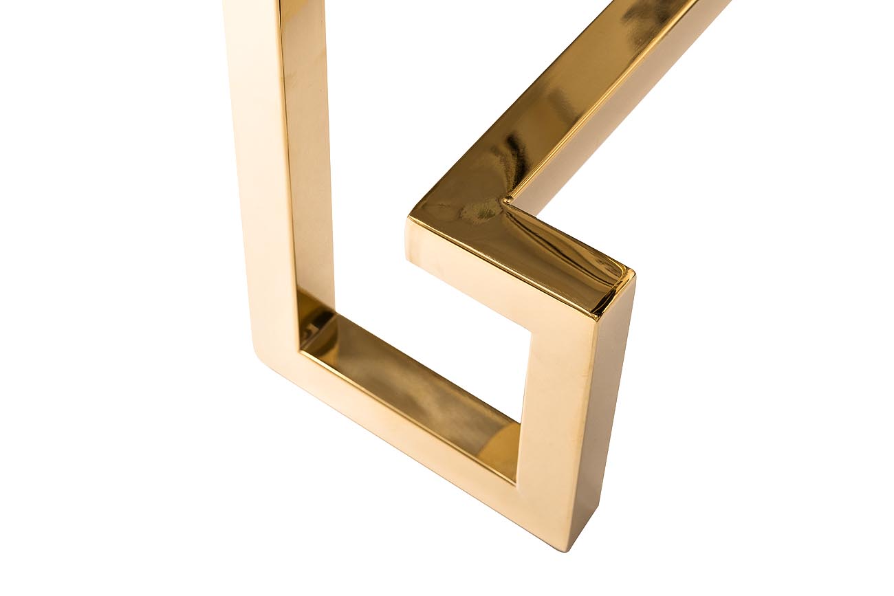 13RXC3049-GOLD Консоль черное стекло/ золото 