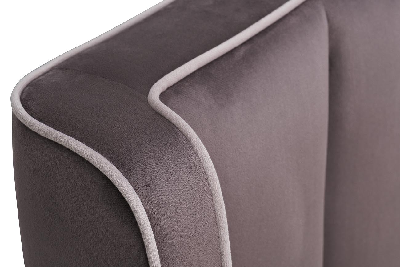 Кровать Odry c подъем.мех. велюр лилово-серый Vel19 