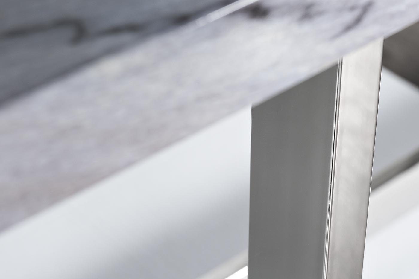 30F-987G184 Стол обеденный серый