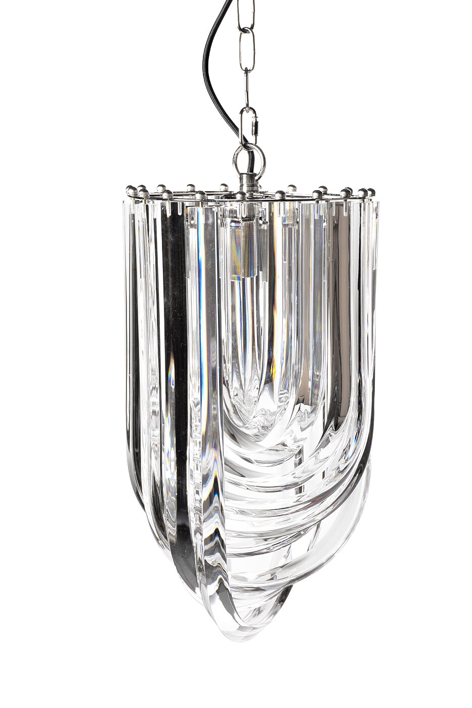 91GH-3503 Люстра потолочная, хром, акрил d.25*h.48см