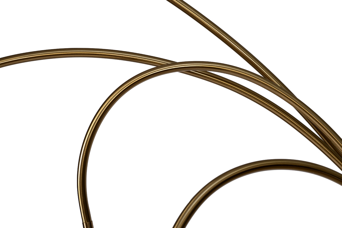 92EL-YG21102-5F Торшер Grappolo латунь, стекло прозр.