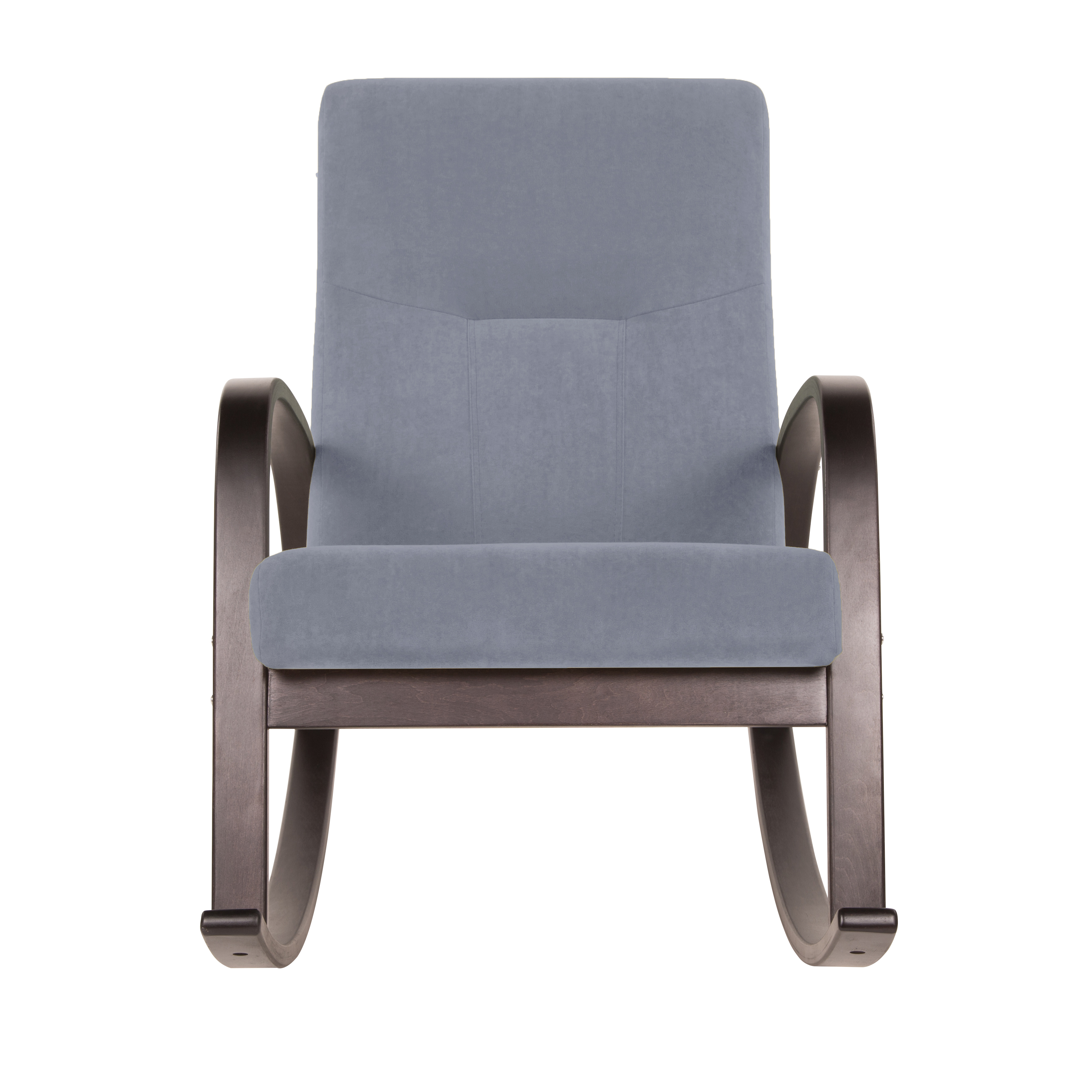  Кресло-качалка Ирис  Фреш 12 светло-серый каркас  Орех