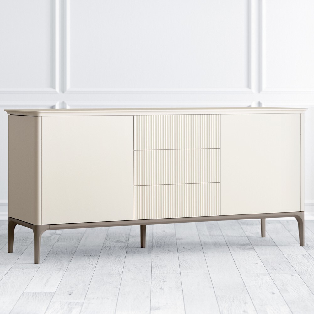 Комод большой с ящиками белый Pr07NTD