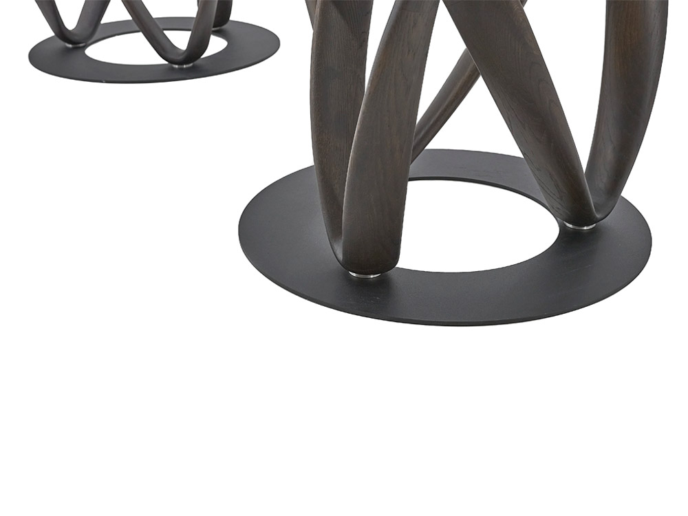 Стол Инфинити овальный стекло двойной 2200