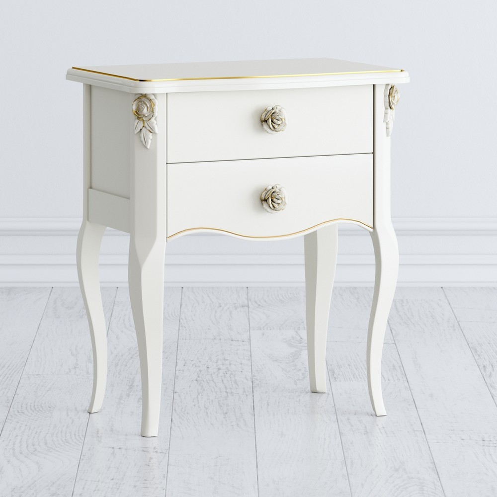 Прикроватная тумба 2 ящика 