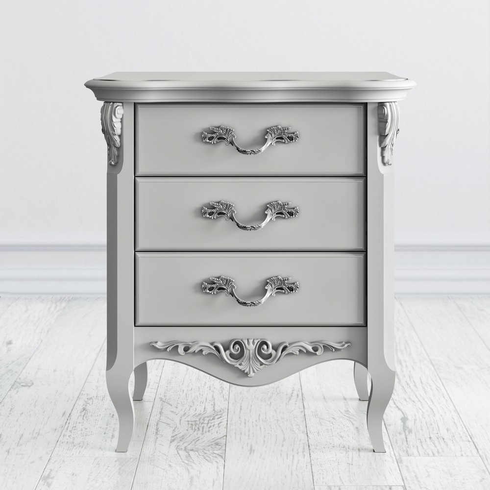 Прикроватная тумба 3 ящика 