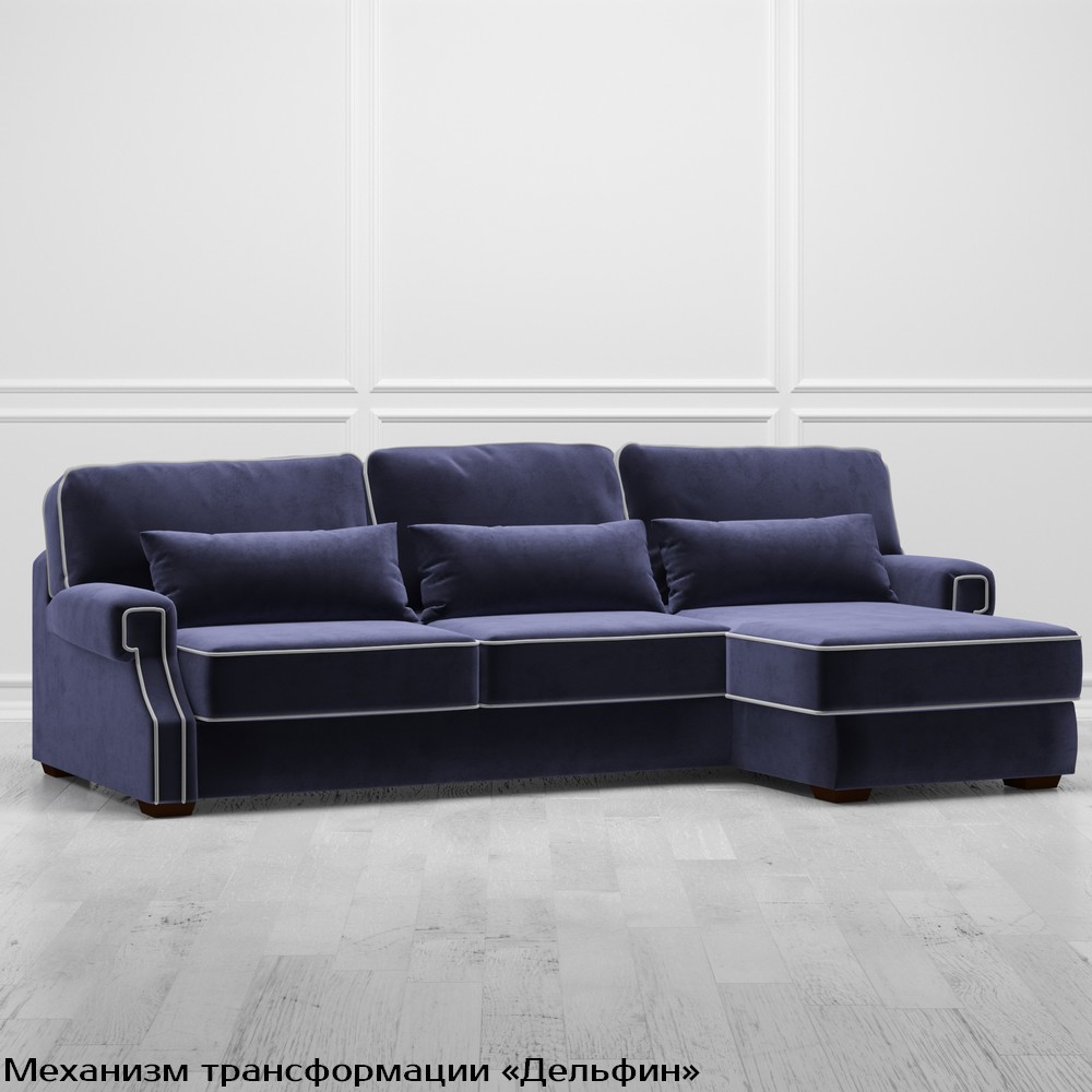 Диван Quadra L (с механизмом) DQL-TR-180-K03-Ka-B18