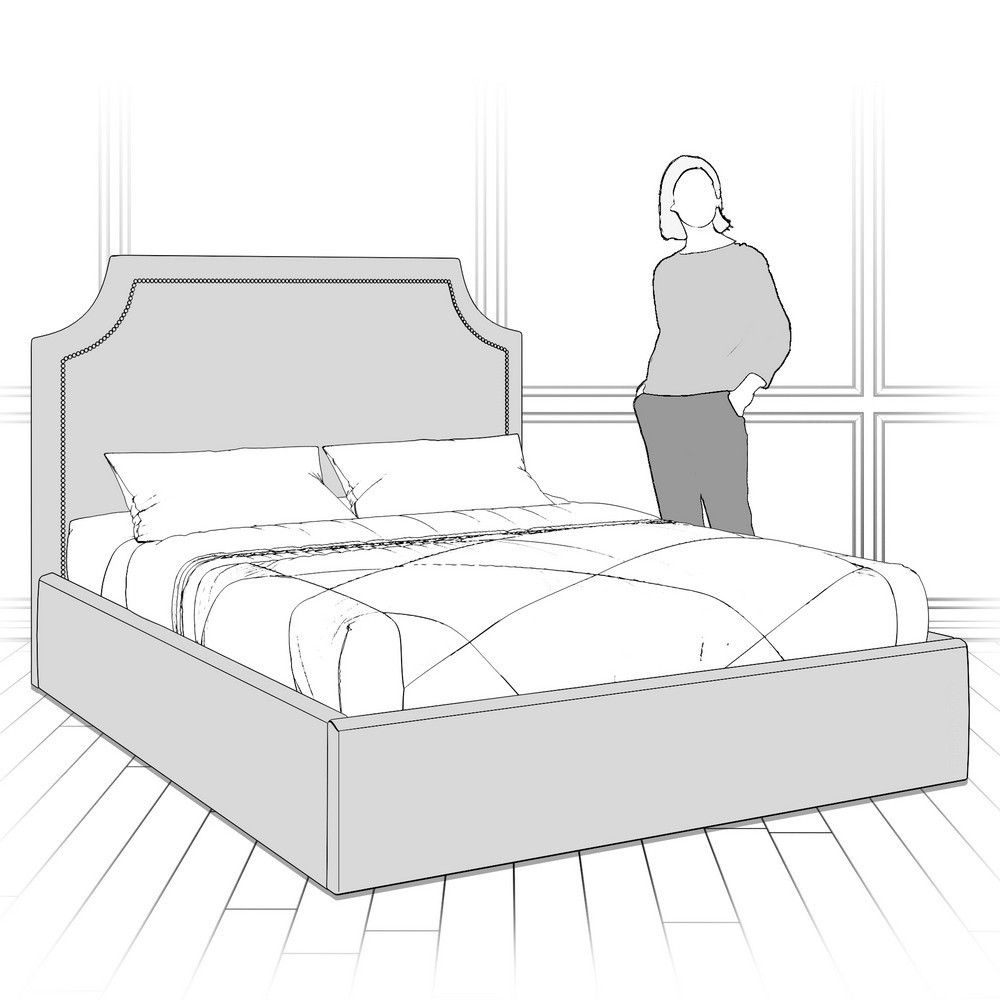 Кровать с подъемным механизмом K09-1400-KaB07-B08