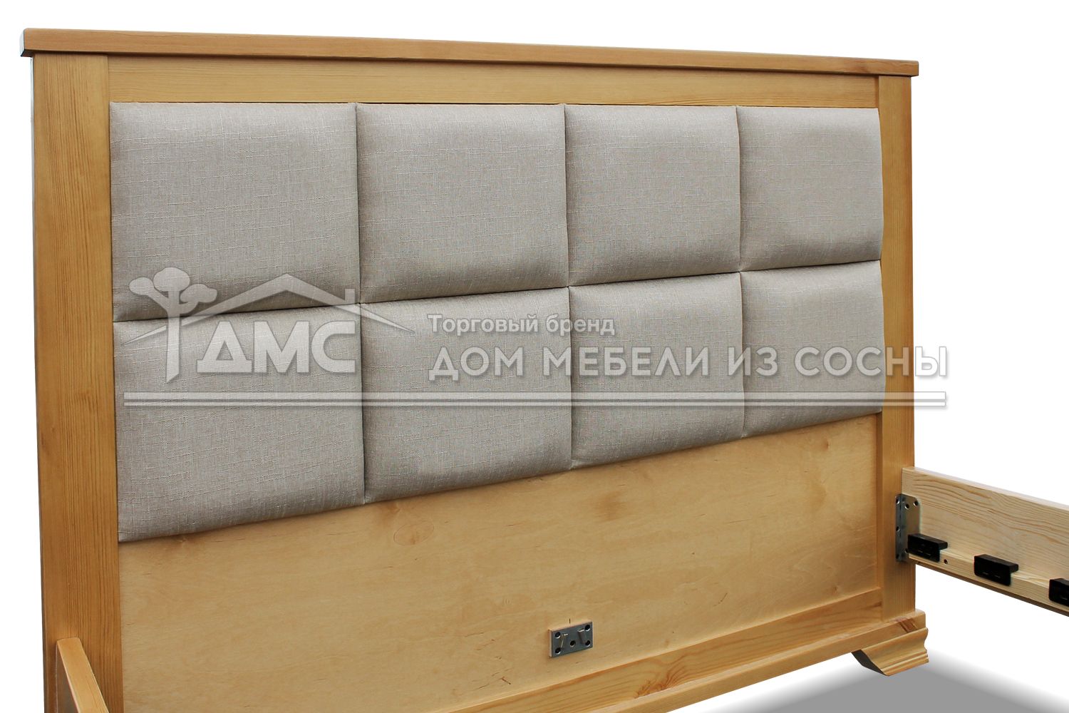 Кровать Классика с мягкой вставкой 1800х2000