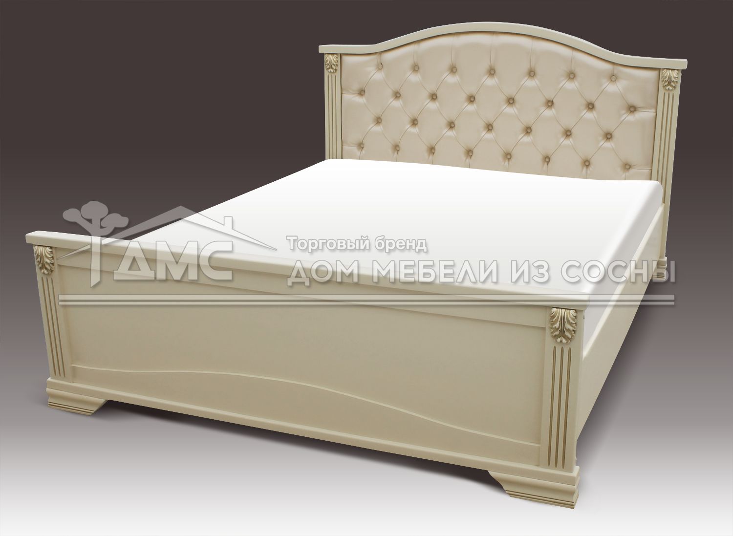 Кровать Кливия с мягкой спинкой 1200х2000