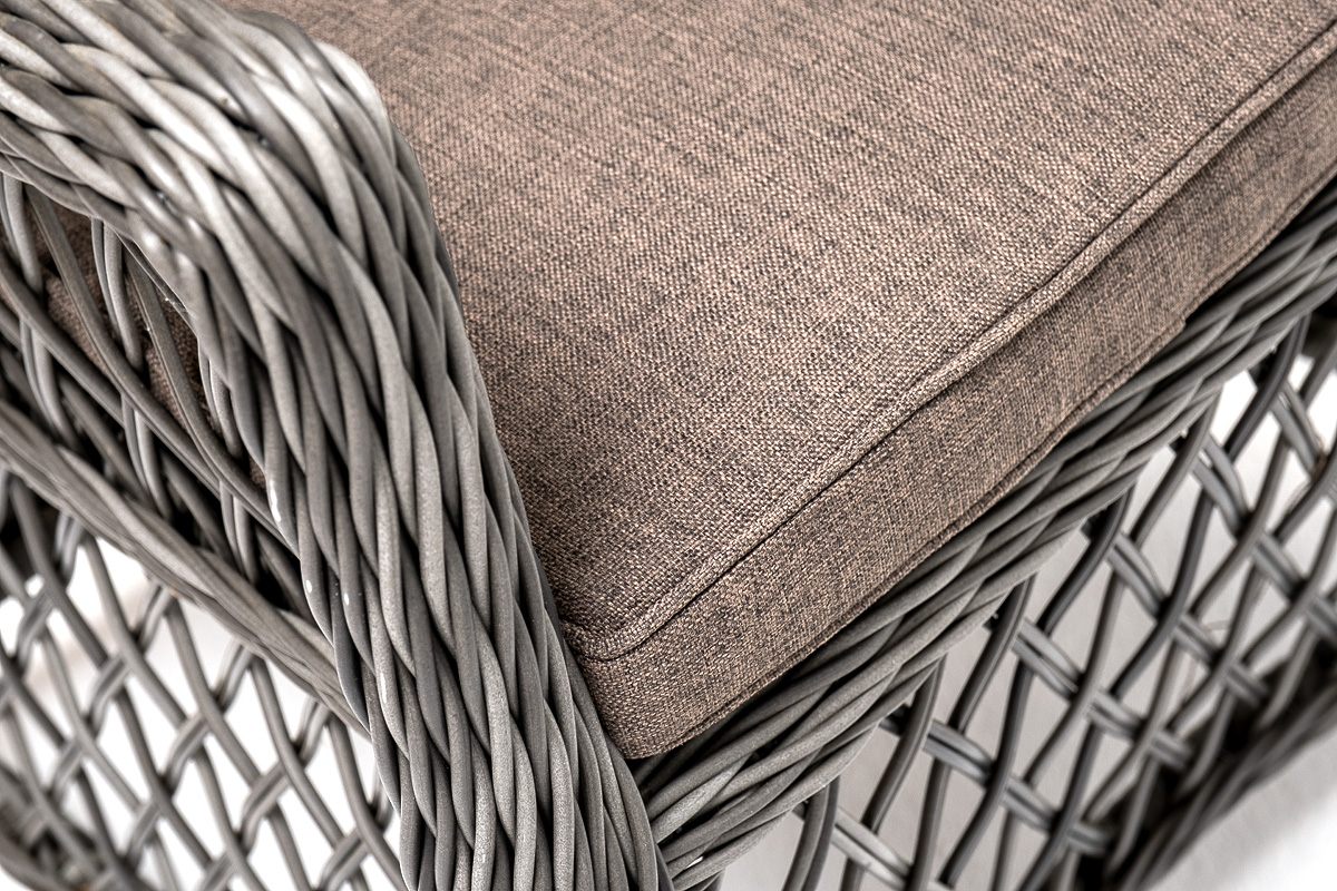 "Эспреззо–80 L" обеденная группа плетеная, цвет графит